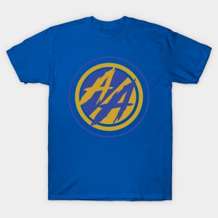 The Logo in Blue & Gold T-Shirt